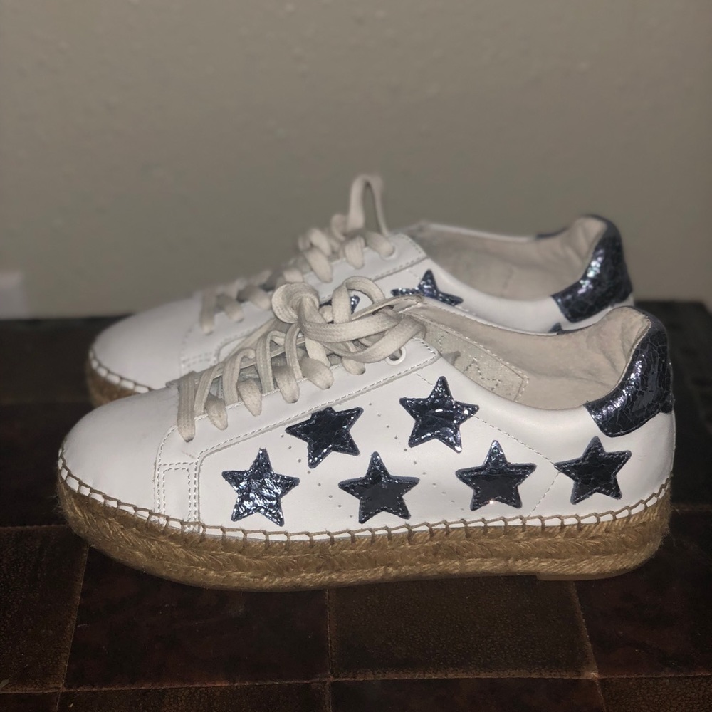 Marc fisher platform wedge tennis shoes